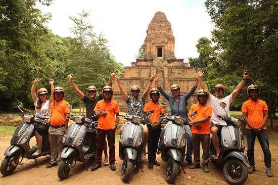 Vespa Adventure Tour at Angkor Wat